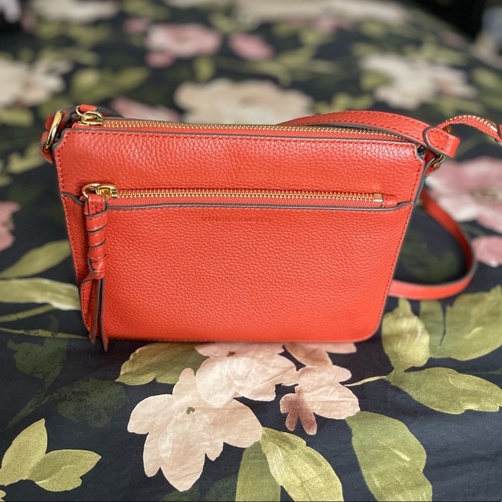 VINCE CAMUTO | burnt sienna crossbody bag